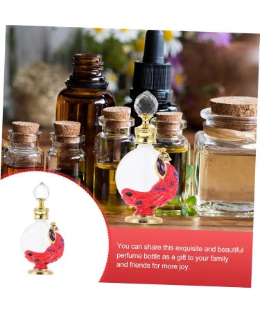 Ipetboom Middle Eastern Perfume Bottle Arabic Perfume Home Diffuser Empty Storage Bottle Empty Fragrance Bottle Egyptian Perfume Vintage Perfume Dispenser Glass Filling Statue Red 13x9x4cm Red - Buy Online on GoSupps.com