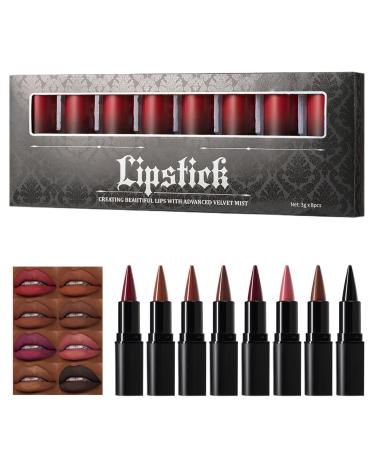 Xinhuju Pencil & Gradient Lip Pencil - Medium blend with a touch of highly pigmented makeup - Waterproof matte color - Long-lasting lip care - 8 vibrant colors for