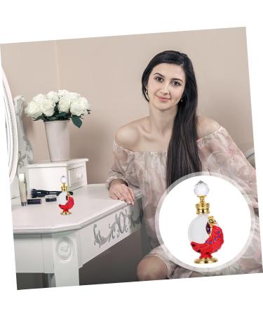 Angoily 1pc Peacock Essential Oil Bottle Dropper Bottle Liquid Holder Perfume Dropper Gold Decor Arabian Perfume Oil Middle Eastern Decor Liquid Bottle Red Container Glass Travel - Buy Online on GoSupps.com
