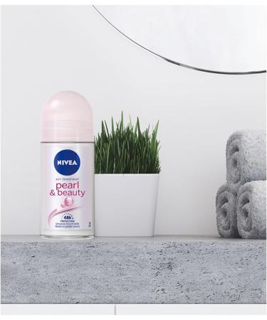 NIVEA Pearl&Beauty 48 H Women's Antiperspirant Ball 50 ml - Buy Online on GoSupps.com