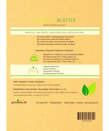 GRAVIOLA-SOURSOL 100g New harvest - Pesticide-free - Direct from the manufacturer GRAVIOLA.DE - Buy Online on GoSupps.com