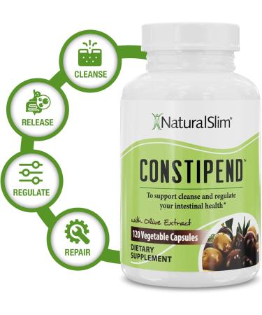 Naturalslim Magnesium Oxide - Constipend for Constipation Relief Colon Cleanser & Stool Softeners for Women & Men with Magnesium Citrate Aspartate & Olive Extract - 120 Vegetable Capsules 2 Pack 120 Count (Pack of 2) - Buy Online on GoSupps.com