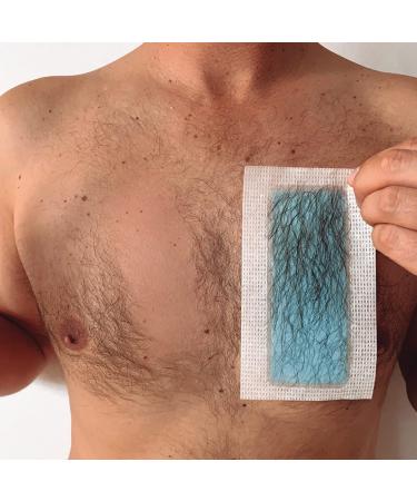 Nads for Men - 20 Cold Wax Strips for Hair Removal | Body Waxing Strips + 2 Aftercare Towels - Buy Online on GoSupps.com