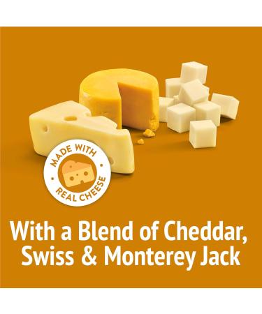 Friskies Party Mix Cat Treats Cheezy Craze Crunch with Real Cheese - 454 g Cannister (1 Pack) 454 g (Pack of 1) - Buy Online on GoSupps.com
