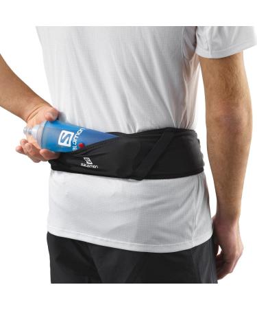 Salomon Pulse Belt Hydration Belt - Ideal for Trail Running & Hiking - Black, Medium - Buy Online on GoSupps.com