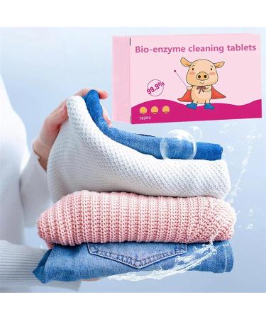 Multi-Functional Bio-Enzyme Cleaning Tablets Multifunctional Cleaning Tablets Bio-Enzyme Explosive Salt for Cleaning all Kinds of Clothing Shoes Curtains (3 PCS) - Buy Online on GoSupps.com