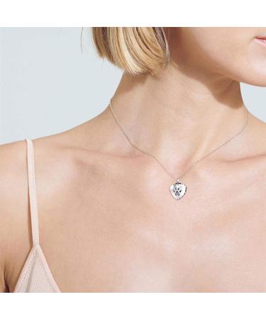 cluis Urn Necklace for Ashes Cremation Necklace Paw Print Pet Urn Heart Necklace Animal Cremation Jewelry for Ashes Memorial Keepsake Jewelry for Women Dog's Cat's Pet Ashes - Buy Online on GoSupps.com