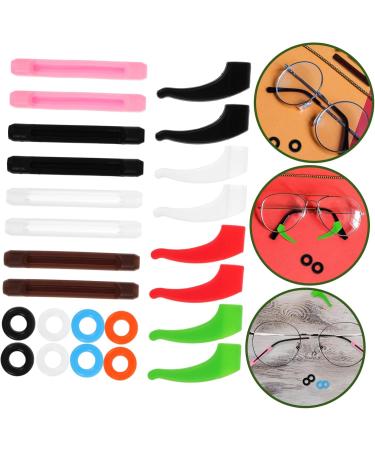 Doitool Portable Glasses Hook & Ear Brick Holder - Silicone Anti-Slip Glasses Holder Set for Secure Storage - Buy Online on GoSupps.com