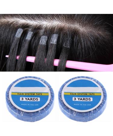 2 Rolls of Tape Extensions Glue Double-sided Adhesive Tape Wig Support Tape Replacement Tape for Tape in Hair Extensions Waterproof Sweat-proof Strong Adhesive Hair System - Buy Online on GoSupps.com