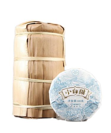 G teau au th blanc chinois Arbre ancien bio 100g Th de haute montagne Xiao Bai Tian