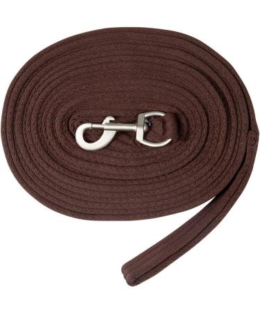 Buy Pfiff 101196 Softlunge - 8.20m Lunging Line with Swivel Snap Hook - Brown | International Shipping Available - Buy Online on GoSupps.com