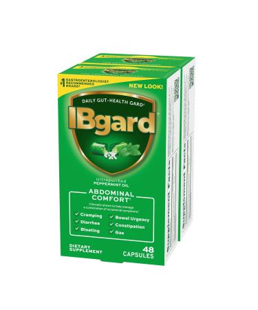 IBgard Daily Gut Health Support Dietary Supplement, 96 Capsules (Packaging May Vary)