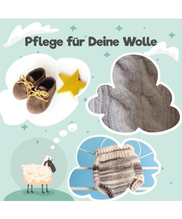 eco:fy Lanolin Wool Treatment with Wool Grease for Regreasing Wool Clothes Wool Trousers and Wool Shoes Pesticide-free and Organic Sheep Wool Care transparent - Buy Online on GoSupps.com