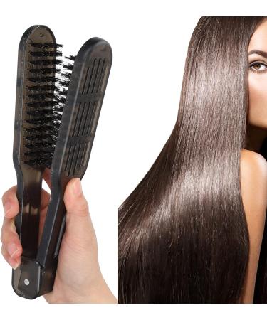 Hair Straightener Brush Styling Brush Ergonomic Handle for Fast Drying Styling with High Temperature Resistance Hair Straightener Brush - Buy Online on GoSupps.com