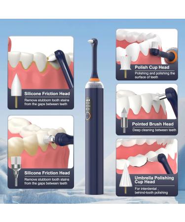 HassoKon Tooth Polisher Kit for Stain Removal & Teeth Whitening - Blue - Buy Online on GoSupps.com