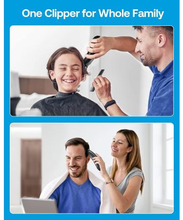 GLAKER Cordless Hair Clippers for Men - 3 in 1 Trimmer with 13 Guards, Detachable Blades & Turbo Motor - Professional Beard Grooming Kit - USB C Rechargeable - Buy Online on GoSupps.com