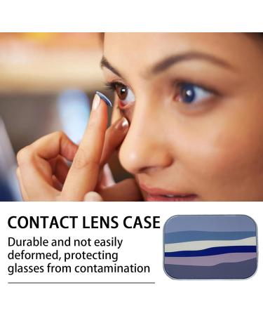 Travel Contact Case - Contact Lens Storage Box Contact Lens Holder Kit Contact Box with Tweezers Solution Bottle for Daily and Outdoor Use Pochy Purple - Buy Online on GoSupps.com