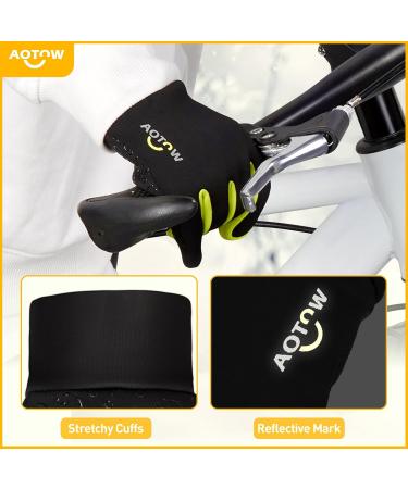 Children's Winter Cycling Gloves | Touchscreen Slipproof Windproof & Warm for Hiking & Riding | XL Yellow - Buy Online on GoSupps.com