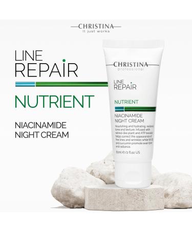 Line Repair Niacinamide Night Cream | Best Night Cream for Combination Normal & Dry Skin | 60 ml - Buy Online on GoSupps.com