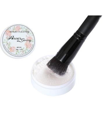 Anne's Giverny Makeup Brush Cleaner - Solid Soap & Sponge Blender Cleanser for Effortless Brush Care - Buy Online on GoSupps.com