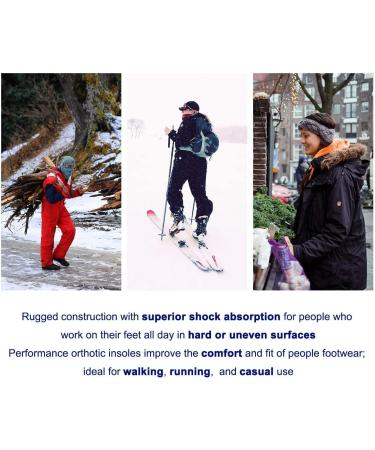 High Arch Support Insoles for Women Men - Plantar Fasciitis Relief & Orthotic Shoe Inserts for Flat Feet | Foot Fatigue & Over Pronation Solutions - Buy Online on GoSupps.com