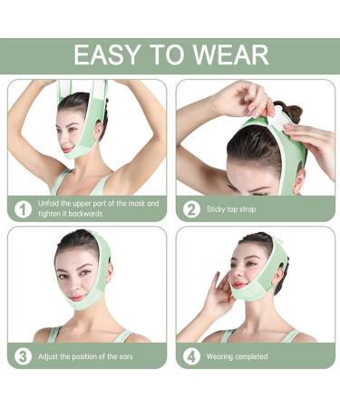 Masque Amincissant R utilisable pour le Visage Double Menton R ducteur Lifting Raffermissant en Forme de V Masque Minceur pour Raffermir et liminer l'Affaissement de la Peau Lifting visage (Noir) - Buy Online on GoSupps.com