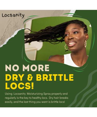 Locsanity Rosewater and Peppermint Daily Moisturizing Spray Trial Size Hydrating Dreadlock Spray to Nourish the Scalp and Protect Hair From Oil and Buildup (4oz) 4 Fl Oz - Buy Online on GoSupps.com