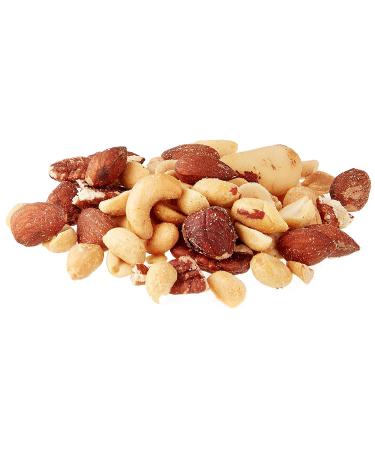 Happy Belly Salted Mixed Nuts with Peanuts 16 Ounce - Premium Quality Snack Mix - 1 Pound Pack - Amazon Brand - Buy Online on GoSupps.com