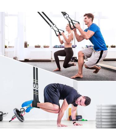 ScandiTech Resistance Training Kit - Adjustable Workout Straps with Handles Door Anchor & Carrying Bag for Home & Gym - International Shipping Available - Buy Online on GoSupps.com