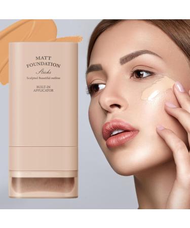 Foundation stick moisturizing primer blemish concealer facial cosmetics wearable foundation blemish concealer portable foundation facial cosmetics for women brush applicator 05 1 g Confezione da 1 - Buy Online on GoSupps.com