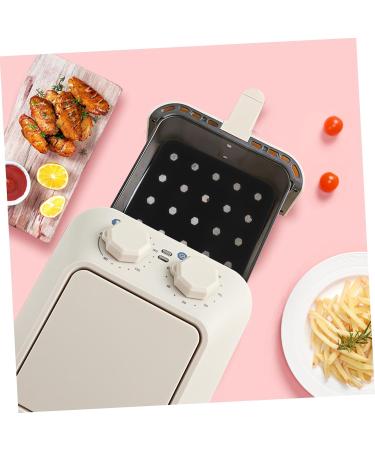 Alipis 1pc Air Fryer Pad Airfryer Air Fryers Round Baking Pan Reusable Kitchen Supply Placemat Food Grade 19X19X0.2cm Black - Buy Online on GoSupps.com
