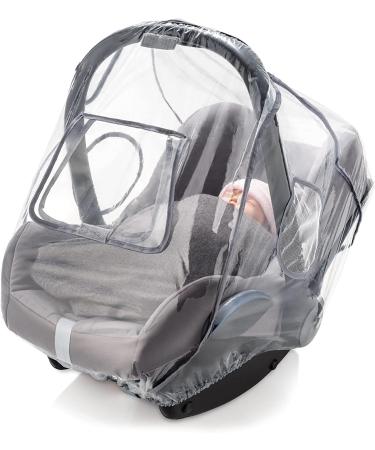 Zamboo Universal Infant Car Seat Raincover - Ideal Air Circulation, Roll-Up Window, Grey - Buy Online on GoSupps.com