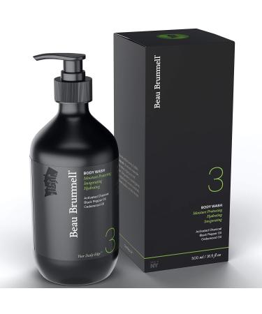 Beau Brummell Daily Hydrating Body Wash for Men - Luxury 16.9 OZ Formula | Cleans Dirt & Oils Maintains Moisture | Made in the USA - Buy Online on GoSupps.com