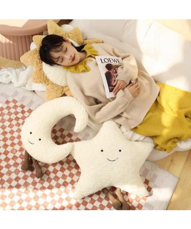 LIBOOI 40cm Sun Cloud Moon Star Decorative Kids Nursery Pillow Cushion - Soft Stuffed Plush Bolster for Kids Room Decor | 40x40 cm - Buy Online on GoSupps.com