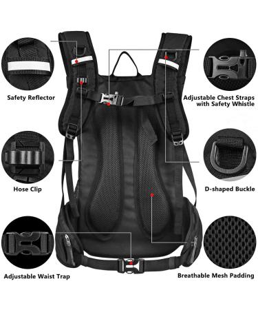 Buy Lunodry 2L Waterproof Hydration Backpack - Versatile Bicycle & Outdoor Sports Bag for Men & Women - Perfect for Hiking Skiing MTB & Daily Use - Buy Online on GoSupps.com
