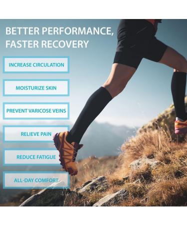 Royalaura Medical Compression Stockings | Advanced Healing Calf Compression Socks - Medical Quality in Gray - Buy Online on GoSupps.com