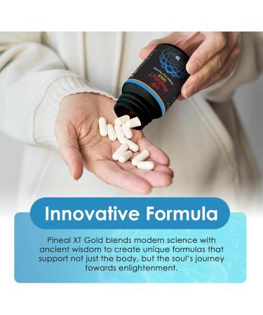 Pineal XT Gold - Pineal Gland Supplement - Third Eye Awakening - Focus and Memory Supplement for Brain - 7 Powerful Ingredients Decalcify Detox and Activate Your Pineal Gland 30 Count (Pack of 1) - Buy Online on GoSupps.com