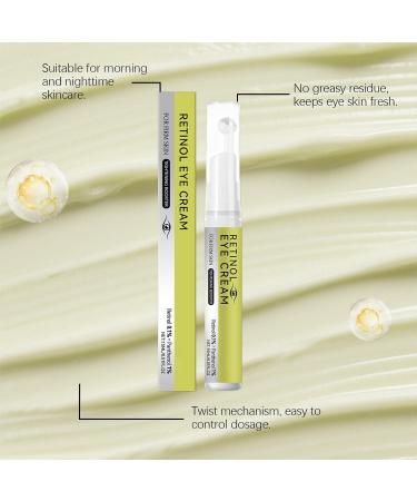 2 PCS Retinol Shot Tightening Booster with Massage Roller- Retinol Eye Cream with 1% Panthenol for Anti-Aging Wrinkles & Fine Lines Pore Minimizer Firm Skin - For All Skin Type - 0.5 Fl. Oz - Buy Online on GoSupps.com