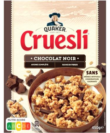 Quaker Cruesli Chocolat 450 g (Lot de 3) - Buy Online on GoSupps.com