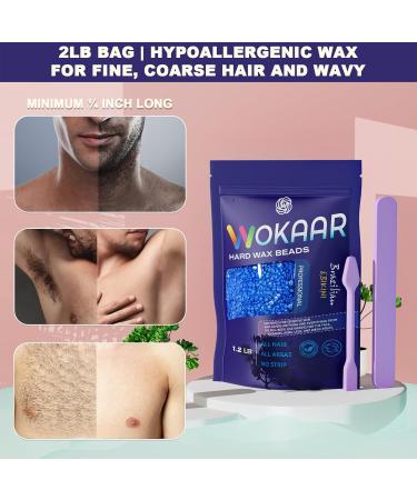 High-Quality Wax Pearls for Men & Women - 1.2 LB Hypoallergenic Hard Wax Beans for Sensitive Skin - Buy Online on GoSupps.com