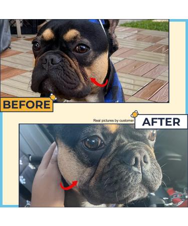 Bulldog Wrinkle 4oz Treatment for French Bulldog Pug English Bulldog - Paw Balm Tear Stain Remover Snout Soother - Dog Rash Cream 2 Creams (4oz) - Buy Online on GoSupps.com