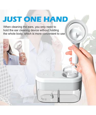 Electric Ear Wax Removal Kit - Safe & Effective Cleaner with 4 Pressure Settings, 2 Sinks, 3 Tips - USB Rechargeable - for Adults & Kids - Buy Online on GoSupps.com