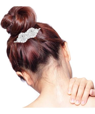 OATIPHO Bridal Wedding Hair Side Comb Rhinestones Hair Pieces Bride Hair Jewelry for Brides Bridesmaids Women Girls Silver - Buy Online on GoSupps.com