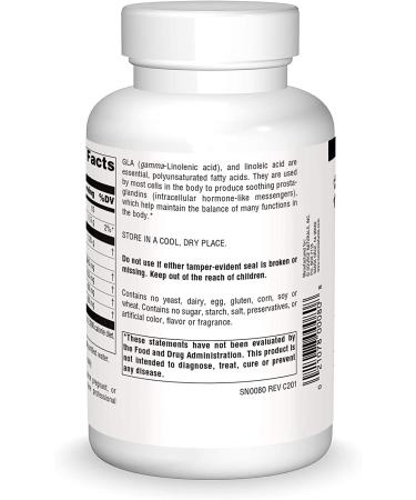 Source Naturals Evening Primrose Oil 1350 mg - 120 Softgels | Premium Omega-6 Supplement - Buy Online on GoSupps.com