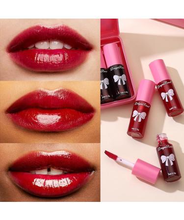 10 Colors Lip Tint | Moisturizing Tinted Lip Stain & Liquid Lipstick | Long Lasting Multi-Use Makeup - Buy Online on GoSupps.com