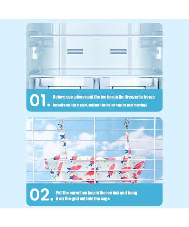 Leakproof Ice Bags for Cage Long Lasting Cold Freezer Packs Long Lasting Cold Freezer Packs for Rabbits Hedgehogs Kittens and Other Small Pets - Buy Online on GoSupps.com