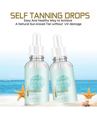  Fyearfly 30ml self-tanning drops easy to absorb soft and gradual tanning drops for the body for women and men - Buy Online on GoSupps.com