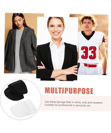IWOWHERO 4 Pairs Shoulder Pads Suit Coat Shoulder Pad Push-up Shoulder Enhancer Shoulder Enhancer Pads Shoulder Cushion Suit Accessory Shoulder Push up Pads Sponge Shoulder Enhancer - Buy Online on GoSupps.com
