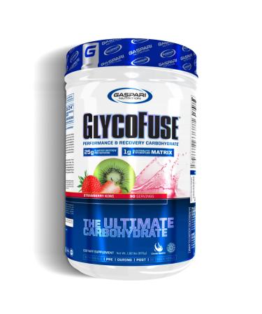 Gaspari Nutrition Glycofuse: Performance and Recovery Carbohydrate, 25g Cluster Dextrin and 1g Electrolyte and Hydration Matrix, 30 Servings (Kiwi Strawberry) Kiwi Strawberry 30 Servings