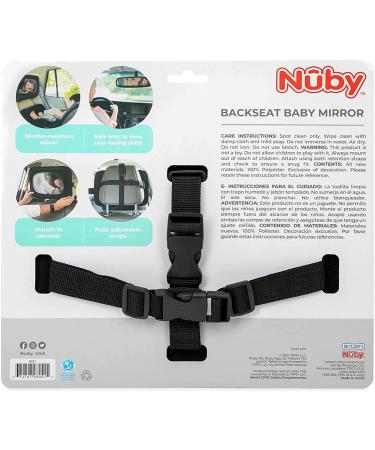 Buy Nuby Dr. Talbots Baby Car Mirror - Adjustable Break-Proof & Easy Install - Keep Your Child Safe in Style! - Buy Online on GoSupps.com